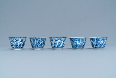 A group of Chinese blue and white wares, Kangxi