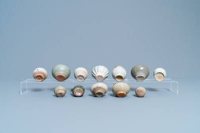 24 various small Chinese vases and jarlets, Song and later