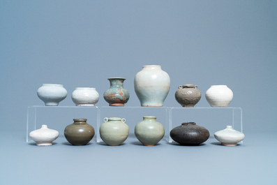 24 various small Chinese vases and jarlets, Song and later