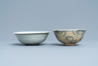 A varied collection of Chinese blue and white wares, Ming and later