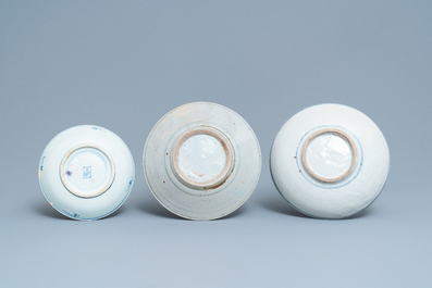A varied collection of Chinese blue and white wares, Ming and later