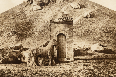 Deux grandes photos de Chine en noir et blanc, 1&egrave;re moiti&eacute; du 20&egrave;me