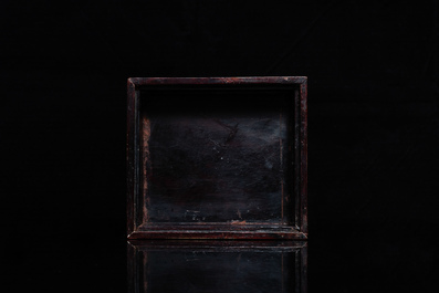 Une plaque en jade c&eacute;ladon ajour&eacute;e, Chine, Qing