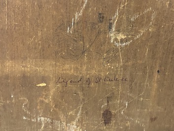 Ecole flamande d'apr&egrave;s Albrecht D&uuml;rer, 16/17&egrave;me, huile sur panneau: Saint Eustache ou Saint Hubert