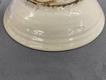 A Chinese Swatow dish with a Buddhist lion, Ming