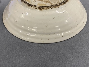 A Chinese Swatow dish with a Buddhist lion, Ming