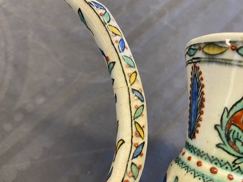An Iznik-style ewer and cover, Samson, Paris, France, 19th C.