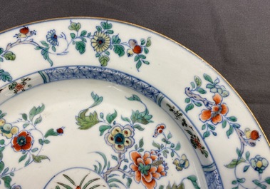 Four Chinese doucai dishes, Kangxi