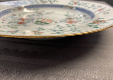 Four Chinese doucai dishes, Kangxi
