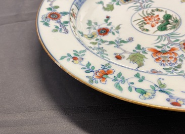 Four Chinese doucai dishes, Kangxi