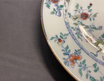 Four Chinese doucai dishes, Kangxi