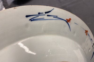 Four Chinese doucai dishes, Kangxi