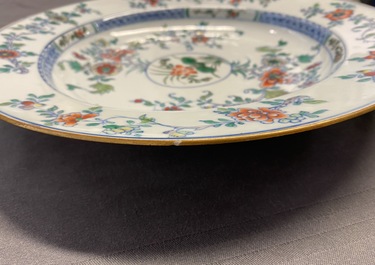 Four Chinese doucai dishes, Kangxi