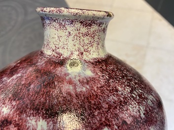 A Chinese junyao meiping vase, Yuan or Ming