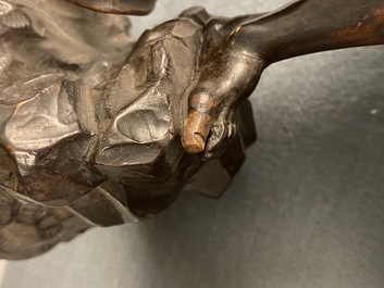 Een buxushouten figuur van Christus als de Goede Herder, Antwerpen, 16e eeuw