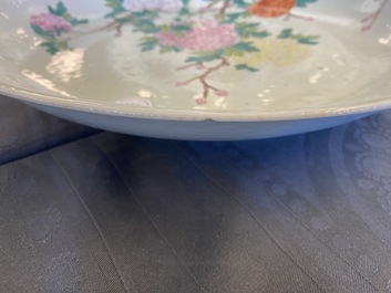 A Chinese famille rose 'peony' dish, Republic