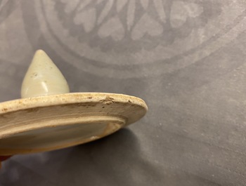 Vier Chinese vazen met ijzerrood decor van boeddhistische leeuwen, 19/20e eeuw