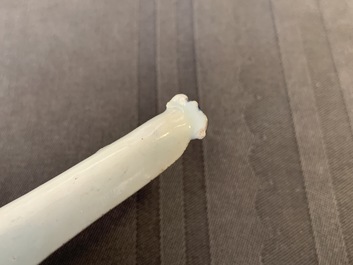Quinze cuill&egrave;res en porcelaine de Chine en bleu et blanc, 19/20&egrave;me