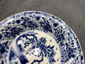 A group of Chinese blue and white wares, Kangxi