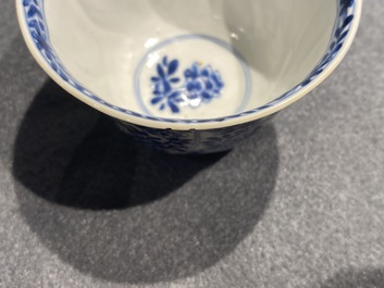 A group of Chinese blue and white wares, Kangxi