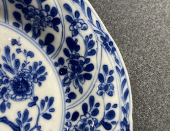 A group of Chinese blue and white wares, Kangxi