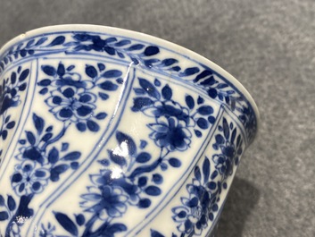 A group of Chinese blue and white wares, Kangxi