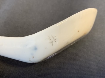 Quinze cuill&egrave;res en porcelaine de Chine en bleu et blanc, 19/20&egrave;me