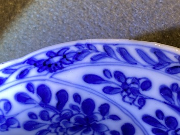 A group of Chinese blue and white wares, Kangxi