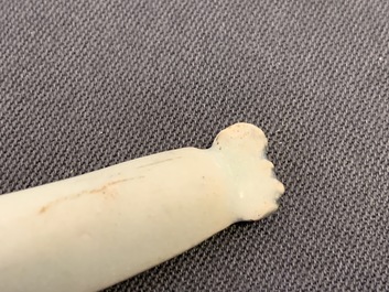 Elf Chinese blauw-witte lepels, 19/20e eeuw