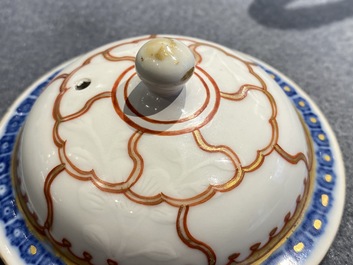 Three various Chinese porcelain teapots and covers, Qianlong