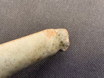 Elf Chinese blauw-witte lepels, 19/20e eeuw