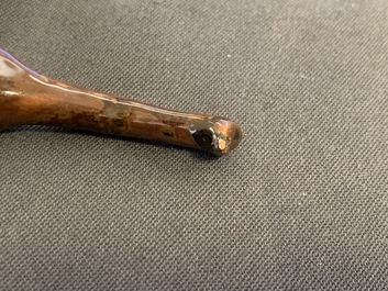 22 Chinese wit- en bruin-geglazuurde lepels, 17/18e eeuw