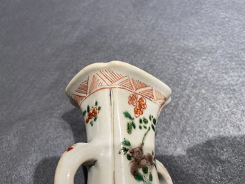Two Chinese famille verte 'qilin' vases, Kangxi