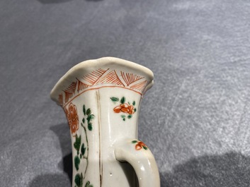 Two Chinese famille verte 'qilin' vases, Kangxi