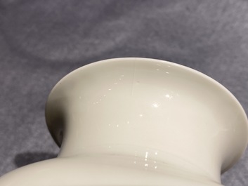 A pair of Chinese famille rose eggshell vases with floral design, Republic