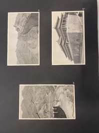 Un album de photos en noir et blanc d'un voyage en Chine, vers 1900-1920