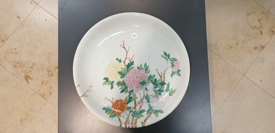 A Chinese famille rose 'peony' dish, Republic