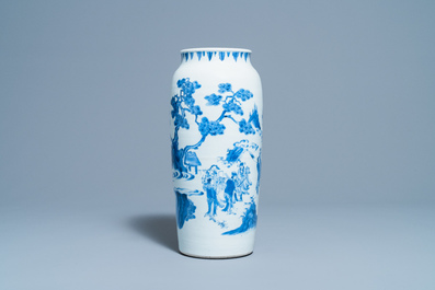 Een Chinese blauw-witte vaas met onsterfelijken, Transitie periode