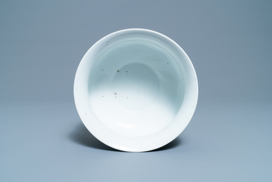A Chinese blue and white 'antiquities' censer, 19th C.