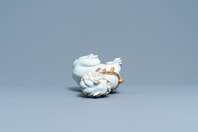 A Japanese Koransha model of a komainu, Meiji, 19th C.