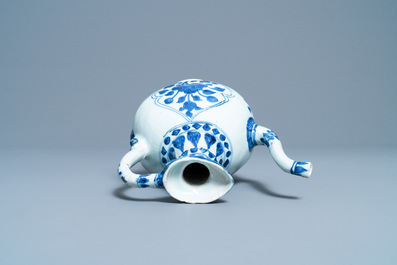 A Chinese blue and white Islamic market 'aftaba' ewer, Kangxi