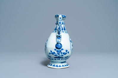 A Chinese blue and white Islamic market 'aftaba' ewer, Kangxi