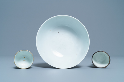 Six Chinese blue and white Vietnamese market 'Bleu de Hue' wares, 18/19th C.