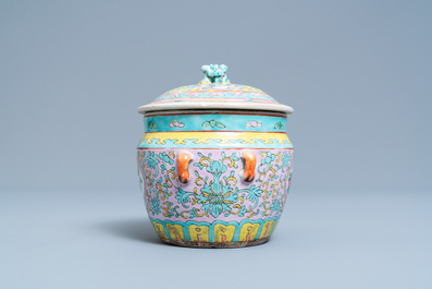 Six Chinese famille rose wares for the Straits or Peranakan market, 19th C.