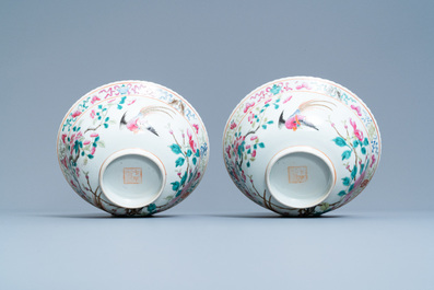 Un service de 56 pi&egrave;ces en porcelaine de Chine famille rose pour le march&eacute; Straits ou Peranakan, 19&egrave;me