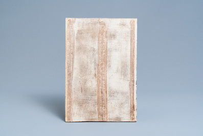 A Chinese rectangular qianjiang cai plaque, Republic