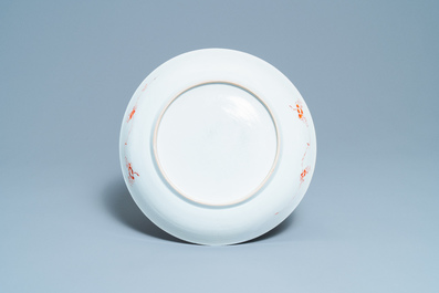 Vier Chinese famille verte schotels, Kangxi
