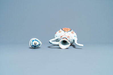 A Chinese Imari-style Islamic market 'aftaba' ewer, Kangxi