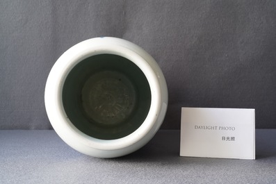Een Chinese blauw-witte vaas met onsterfelijken, Transitie periode