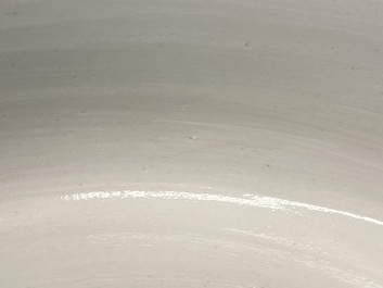 Een Chinese blauw-witte wierookbrander met vier luohans, Kangxi